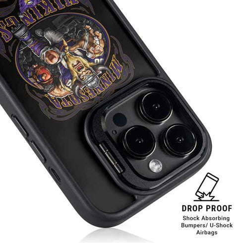 Liquid Blue NFL Minnesota Vikings Running Back iPhone 15 Pro Kickstand Case